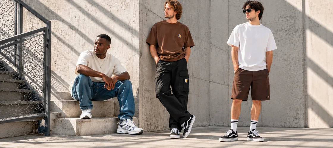 Hosen f&uuml;r M&auml;nner - Jeans, Cargo Pants, lange Hosen und Shorts f&uuml;r Streetwear Looks