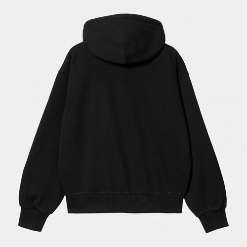 W Hooded Casey Jacket Black Silver