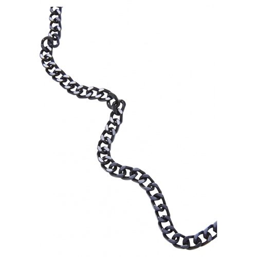 Long Basic Chain Necklace Black