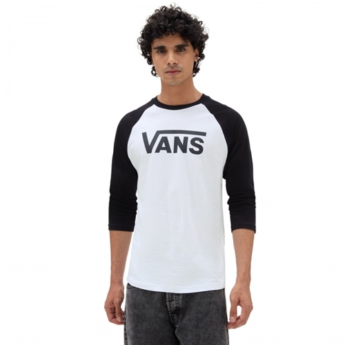 MN Vans Classic Raglan White Black