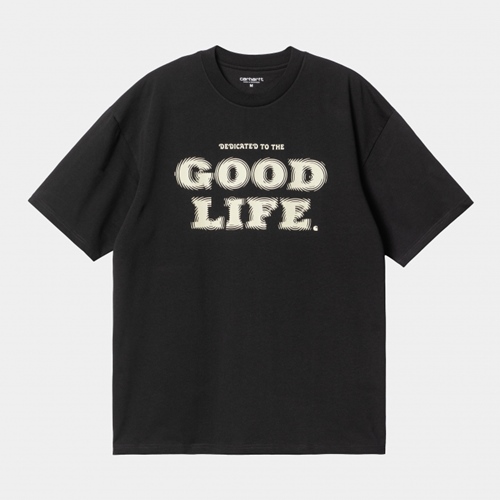 S/S Mist T-Shirt Black Wax