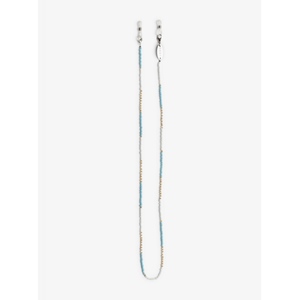 Beads Brillenband Turquoise White