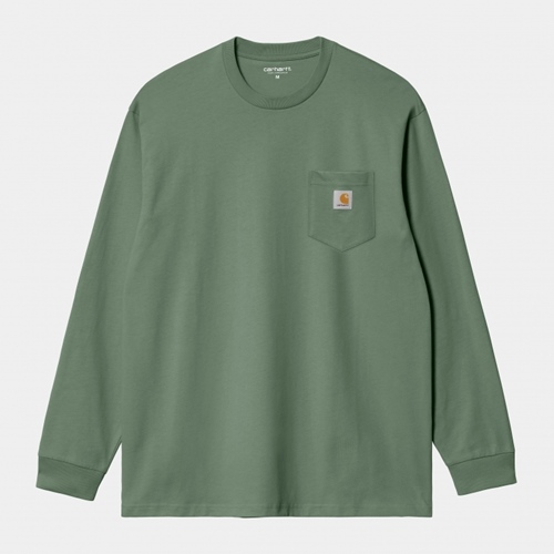 L/S Pocket T-Shirt Duck Green