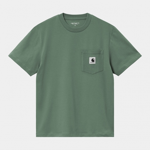 W S/S Pocket T-Shirt Duck Green