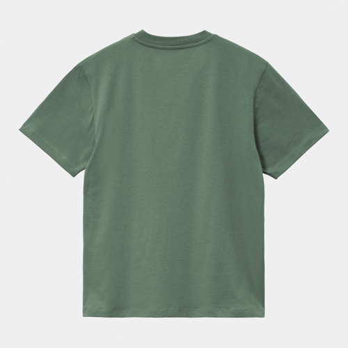 W S/S Pocket T-Shirt Duck Green