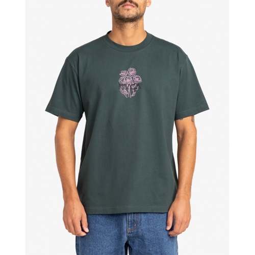 Poppies T-Shirt Hunters Green