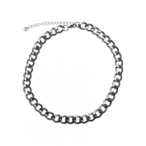 Big Chain Necklace Gunmetal