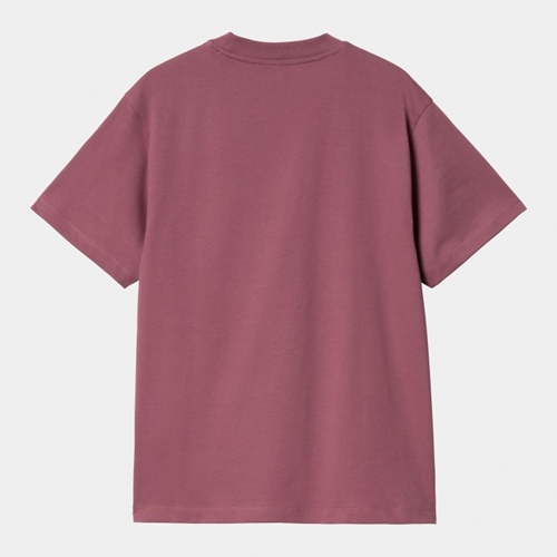 W S/S Pocket T-Shirt Dusty Fuchsia