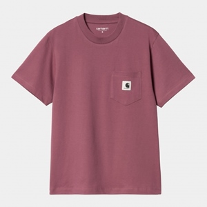 W S/S Pocket T-Shirt Dusty Fuchsia