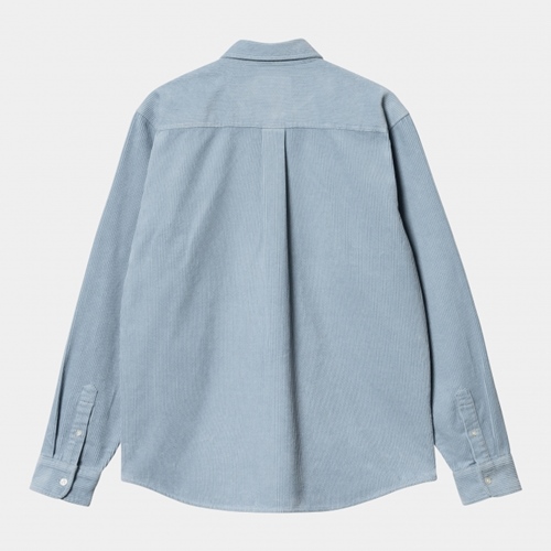 L/S Madison Cord Shirt Dusty Ice Wax