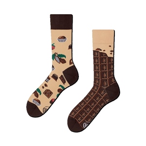 Many Mornings Socken Chocolate Time