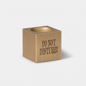 Do Not Disturb Incense Holder Gold