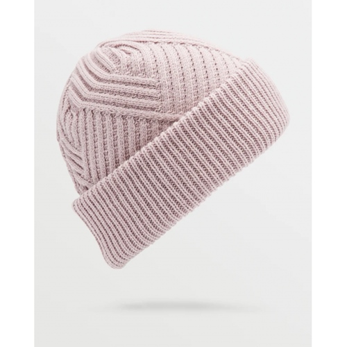 Stone Knit Beanie Adobe Rose