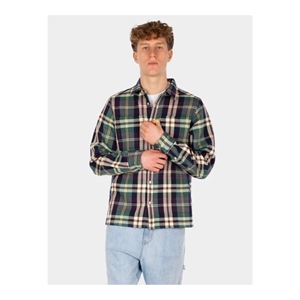 Chillax Lumber Shirt Navy Wine