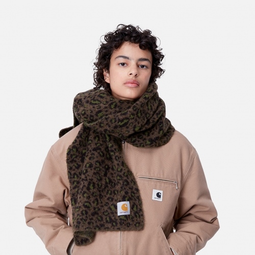 Palmer Scarf Camo Jacquard Tamarind