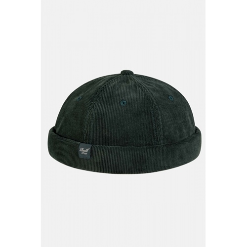 Docker Cap Dark Green Cord