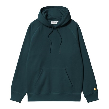 Hooded Chase Sweat Duck Blue Gold