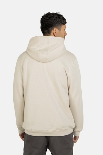 Staple Logo Zip Hoodie Dirty White