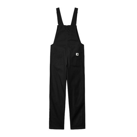 W Bib Overall Black Rinsed