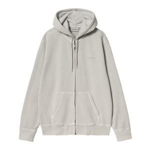 Hooded Duster Script Jacket Basalt