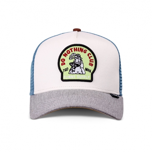 Trucker Cap Frog White Grey Blue