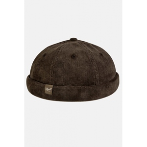 Docker Cap Dark Brown Cord