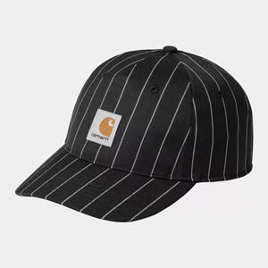 Seaton Cap Seaton Stripe Black Wax