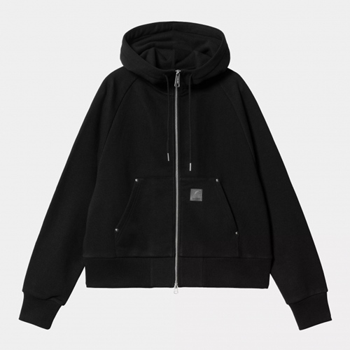 W Hooded Eldon Jacket Black