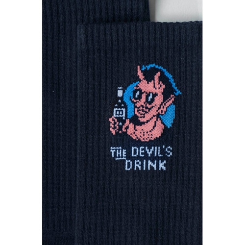 Sock Devil Drinks Navy