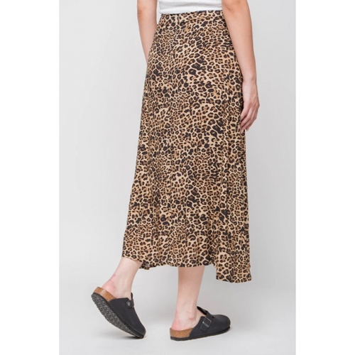 Long Leopard Skirt