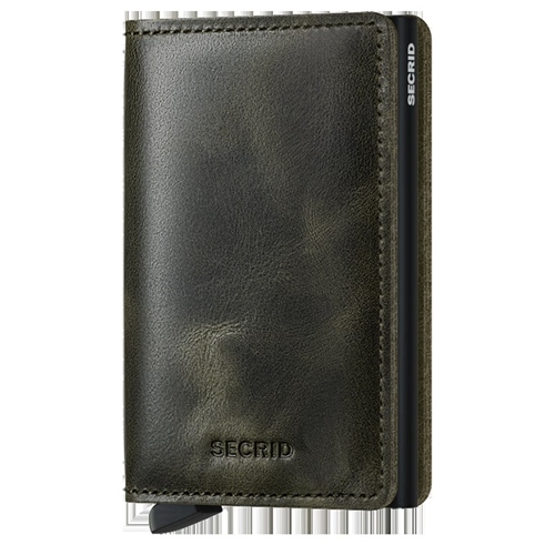 SV Olive Black Slimwallet Vintage