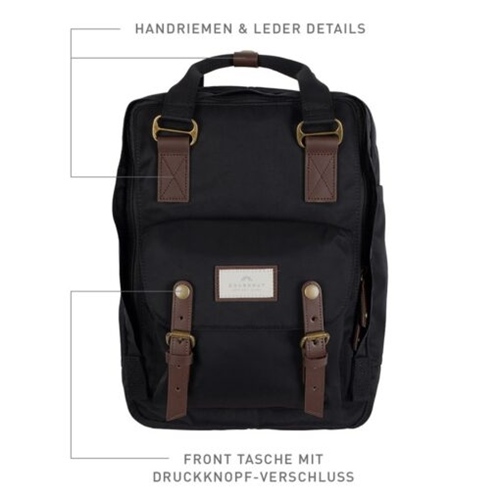 Macaroon Backpack Black