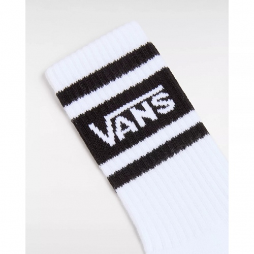 Vans Drop V Logo Crew S White Black