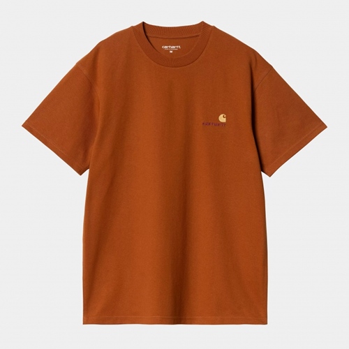 S/S American Script T-Shirt Sienna