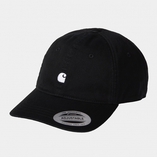 Madison Logo Cap Black White